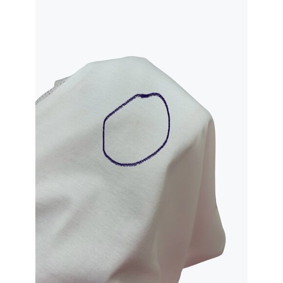 Givenchy Mens White Cotton Short Sleeve T-Shirt Mesh Underarm Detail Size Large - Picture 15 of 16